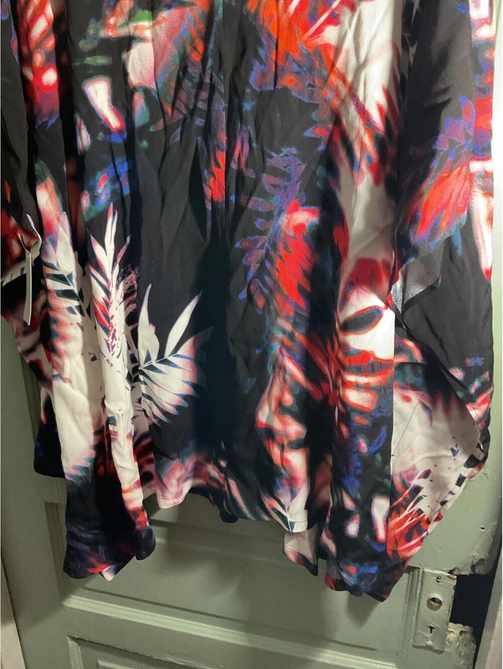 Natori 3X Floral Print V-Neck Tunic Top NWT - Picture 10 of 10